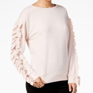 Women's Gyspsies&Moondust Ruffle-Sleeved Pullover